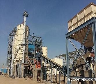 我公司一铝矾土项目安装顺利进行