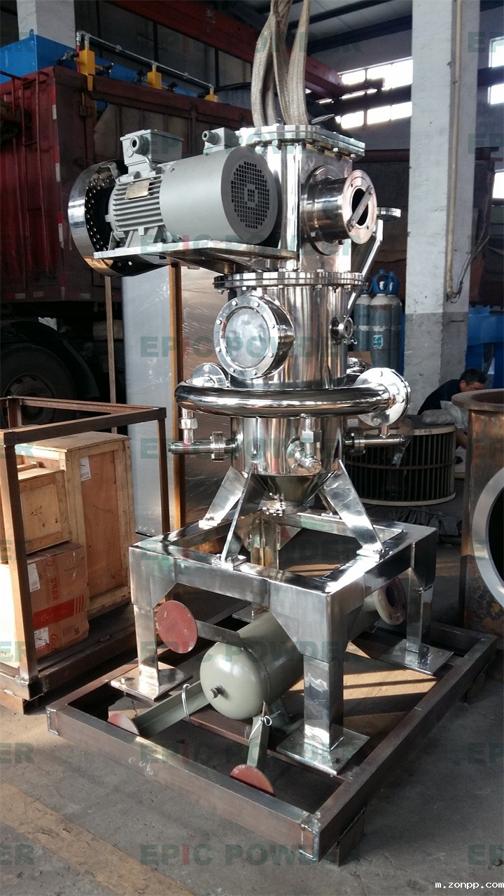 实验型对撞式气流磨